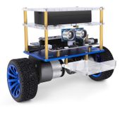 Smart robotauto bouwdoos V4.0 - Compatibel met Arduino IDE - UNO R3 - Bleu, moyen
