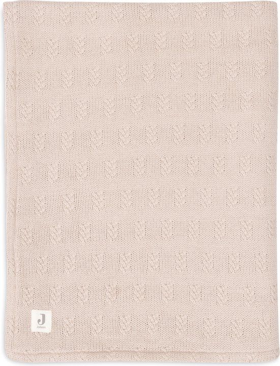 Jollein Grain Knit Ledikantdeken - Wild Rose