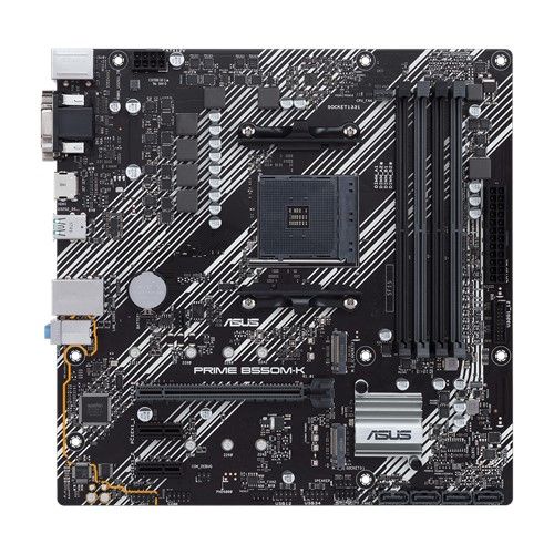 ASUS PRIME B550M-K - AMD B550 - Socket AM4 - Micro ATX