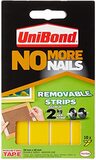 Unibond No More Nails Plakstrips - Ultra Sterk - Verwijderbaar - 10 Stuks