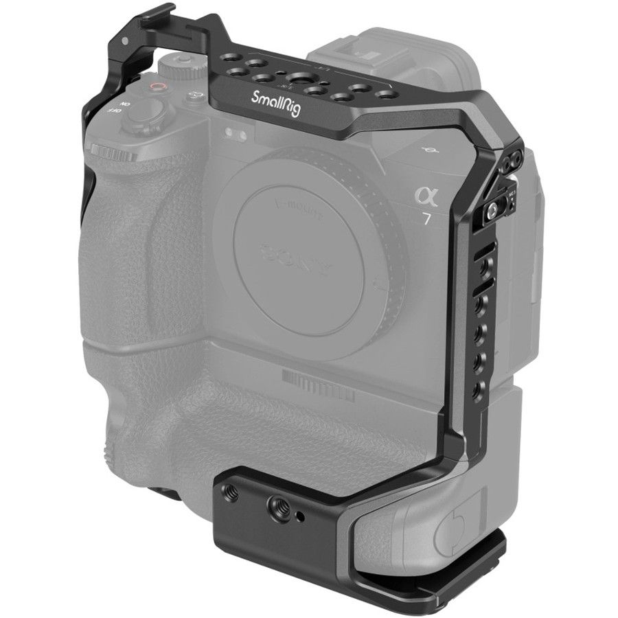 SmallRig 3594 Cage for Sony Alpha 7S III/Alpha 7 IV/Alpha 7R IV/Alpha 1 with VG-C4EM Battery Grip