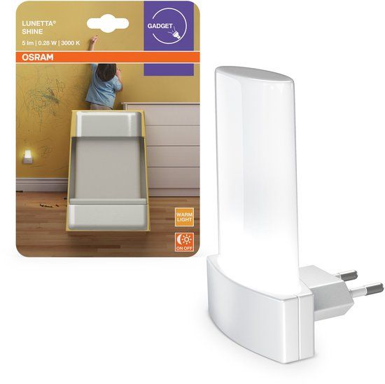 OSRAM HOMELIGHTING Lunetta Shine White LED-nachtlamp