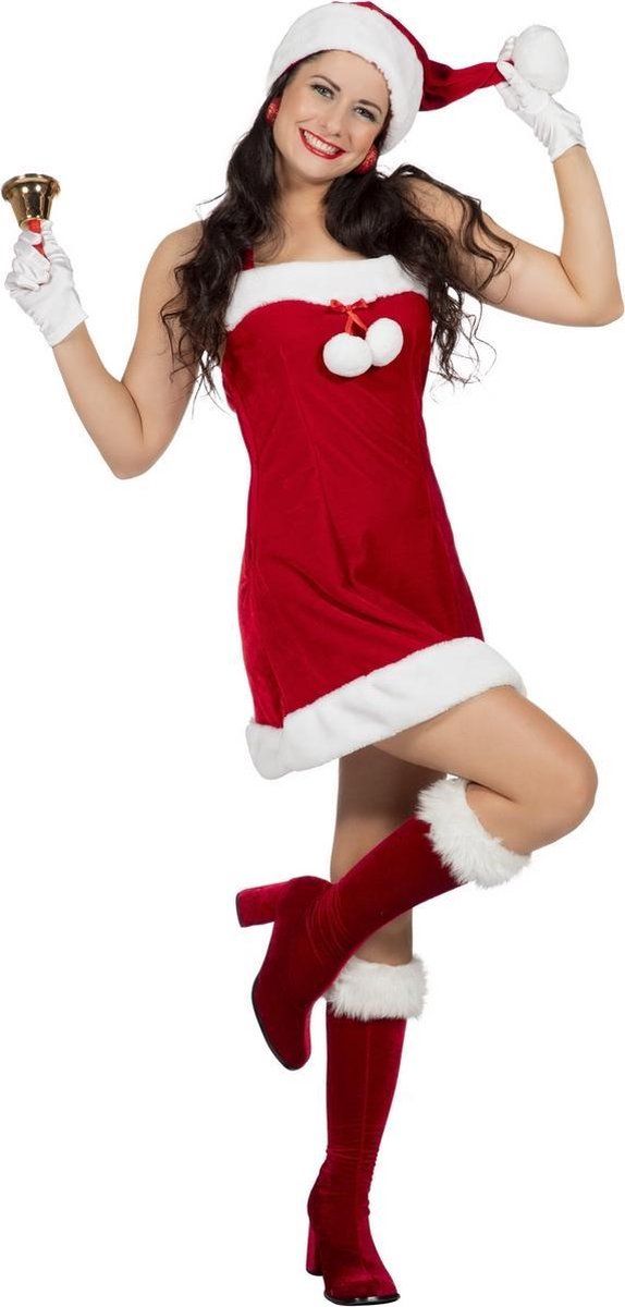 Wilbers Kerstvrouw Angelique rood - Polyester - EAN: 8720059009190