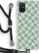 Case Company® - Samsung Galaxy A71 Case with Cord - Grid Green - Back Cover
