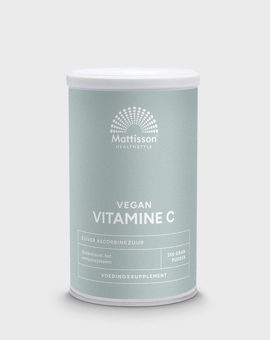 Mattisson Vitamine C Poeder - 350g - 100% Ascorbinezuur - Voedingssupplement