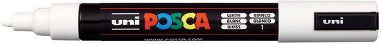 Posca Markeerstiften PC-5M Wit 6 Stuks