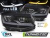 LLCTOOLS VW T6 (2015-2019) Full LED Headlights Black Chrome DRL