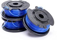 Greenworks Tools 29177 Grastrimmerdraad, 1,65 mm, 4,8 m per spoel, 3 stuks, blauw