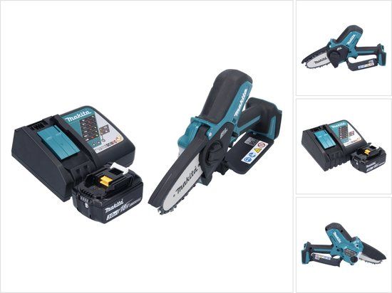 Makita Kettingzaag Accu 100 mm Incl. accu, Incl. oplader