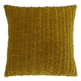 Riva Home Allure Veer Gevuld kussen, Goud, 45 x 45cm