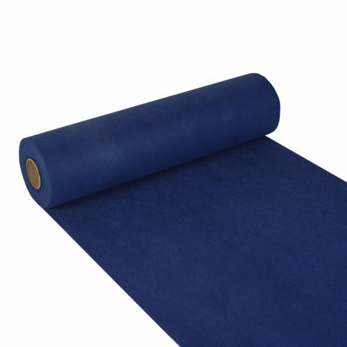 Papstar Tafelloper 84321 blauw 24 m x 40 cm rechthoek polypropyleen