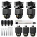 Icecat Set de 3 hotends en métal pour imprimantes 3D avec manchon en silicone