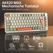 AJAZZ AK820 Mechanisch Gaming Toetsenbord, Duits QWERTZ ISO-DE, Hot-Swappable, Volumeknop