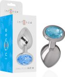 INTENSE ANAL TOYS Anal Plug Metal Blue Size M