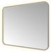 Hotbath &More Mirrors Soft Square LED Badkamerspiegel - Rechthoek - 80 x 100 cm - Geborsteld Gunmetal
