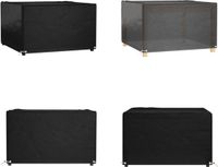 vidaXL Housse de meubles de jardin avec 8 œillets, carrée, 125x125x75 cm