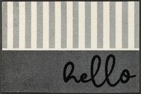 w+d Design Hello Stripes 50 x 75 cm, intérieur et extérieur, lavable