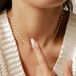 Hey Happiness Subtiele Glans Choker Ketting Dames – Roestvrij Staal 18K Goud Verguld – Waterdicht – 36-41 cm Verstelbaar - Goud