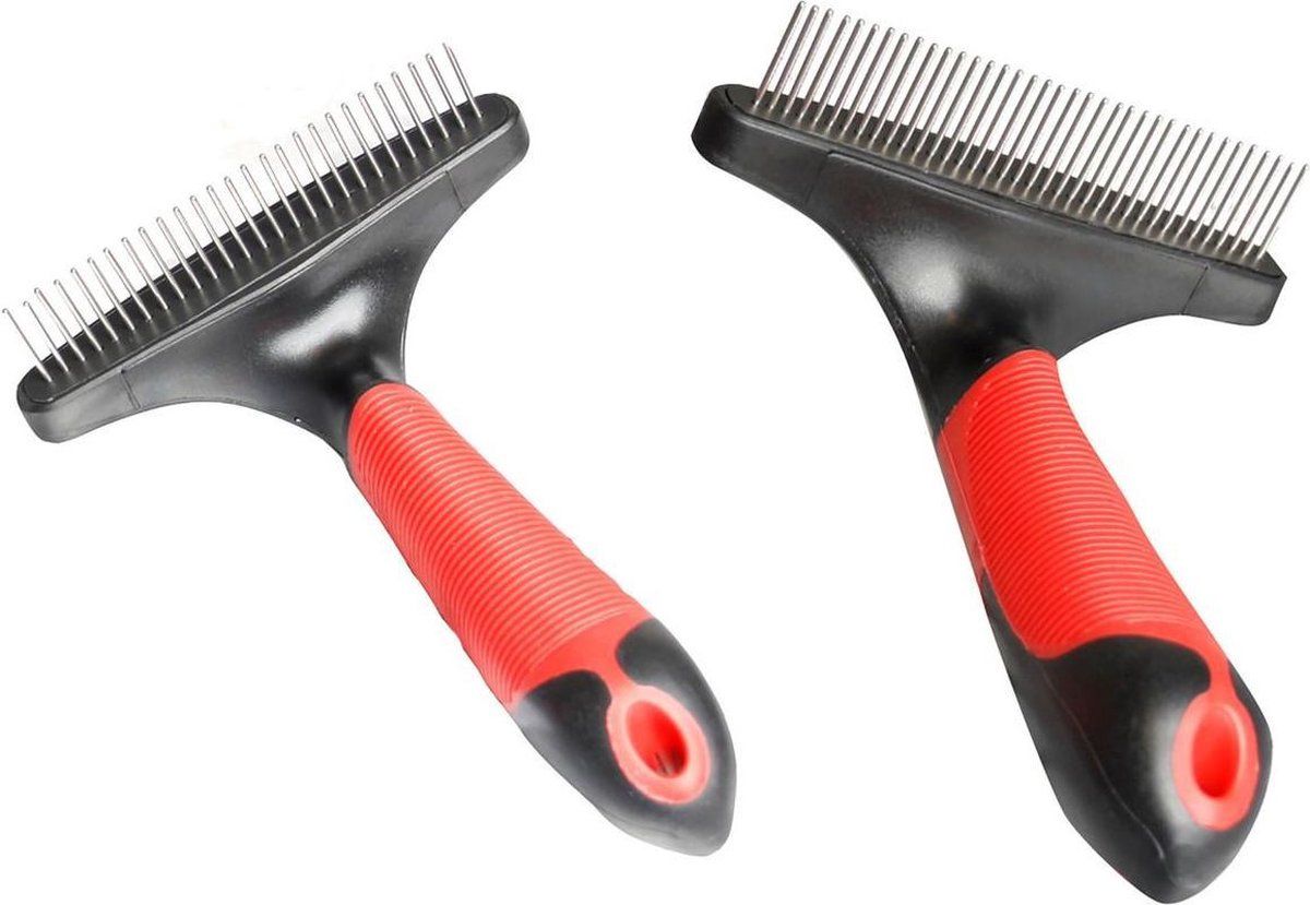 FLAMINGO Undercoat rake with rotating teeth - 4016598036273