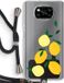 Case Company® - Poco X3 Pro Case with Cord - You're my lemon - Black Cord - Back Cover