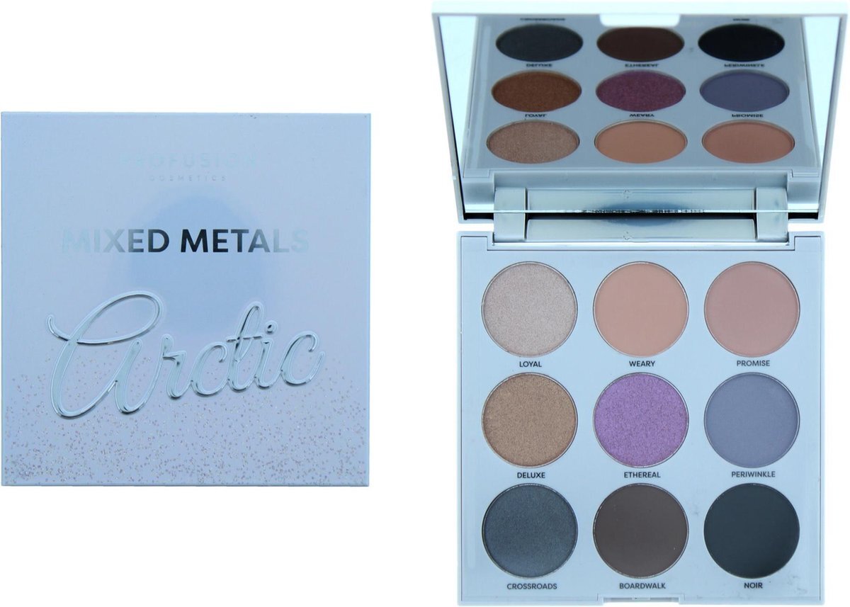 Profusion Mixed Metals Oogschaduw Palette - Arctic