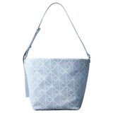 Calvin Klein Emblem blauw denim crossbody tas