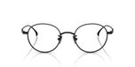 Moncler Lunettes de vue unisexe noir rondes 49mm