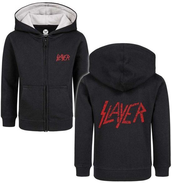 Slayer Metal-Kids - Logo Kinder vesten zwart Biologisch katoen