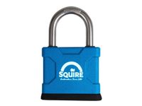 Squire ATL52SM 50MM cadenas en laiton avec anse en acier inoxydable, bleu