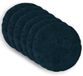 vidaXL - Kussensloop - 6 stuks - HEERLEN - Marineblauw - Ø 30 cm - Nep Konijnenbont