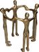 HD Collection Ornament Beeldje Aluminium 21,5x21,5x23cm