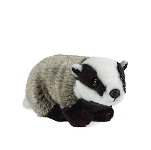 Living Nature Badger pluche dier van das. 27 cm.