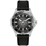 Bulova Marine Star Series B 98B465 Horloge - Siliconen - Zwart - Ø 41 mm