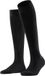 FALKE Vitalizer met compressie katoen kniekousen dames zwart - maat 35-36