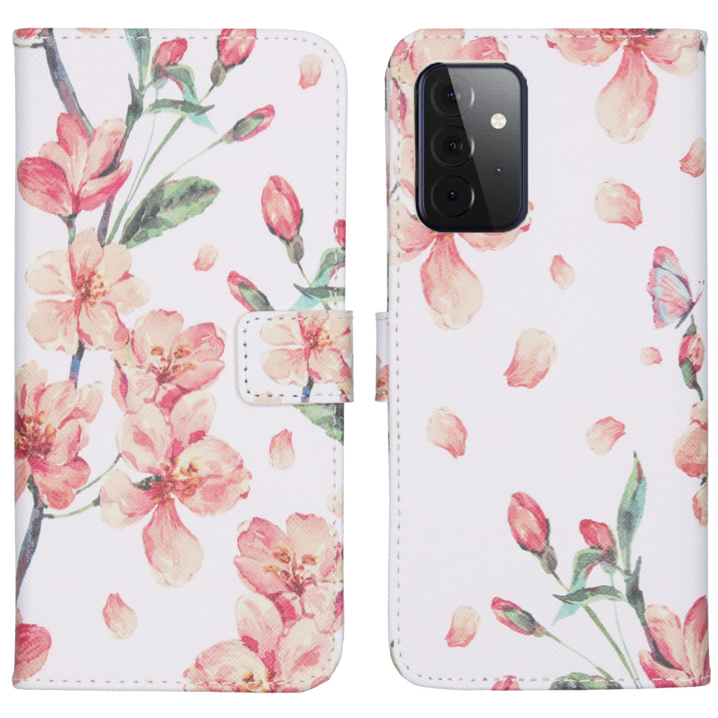imoshion Softcase Book Case voor de Samsung Galaxy A72 - Blossom Watercolor