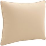 vidaXL - 1-Delig - Rugkussen - PUTTEN - 100% - Polyester - Crèmekleurig