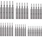 Dailygoody - Set de poids de pêche - Accessoires de pêche - Résistant à la corrosion - 35 pièces - Zinc pour drop-shot - Convient à la pêche côtière et en mer