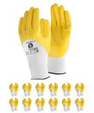 TK Gloves Mantella Werkhandschoenen, 12 paar, lashandschoenen, nitril, handschoenen voor olieachtige omgeving