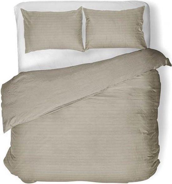 Yellow Seth Dekbedovertrek Eenpersoons 140x200/220 cm + 1 kussensloop 60x70 cm - Chateau Sand