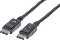 Manhattan 307116-CG DisplayPort-kabel DisplayPort Aansluitkabel DisplayPort-stekker, DisplayPort-stekker 2.00 m Zwart