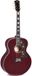 Sigma Guitars GJA-SG200 Translucent Wine Red guitare électro-acoustique western avec étui souple
