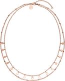 PURELEI Halsketting Plain Roségoud Roestvrij staal 50 cm