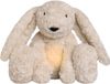 Baby's Only Bibi het knuffelkonijn met slaaptrainer - Baby knuffel met white noise en slimme huilsensor - Nachtlicht - Warm Linen