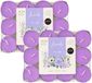 Acorde Bougies chauffe-plat - Parfum lavande - 48x - Violet - Bougies chauffe-plat/Parfumé - 4 heures de combustion