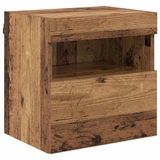 vidaXL TV-wandkast antiek hout, 40 x 30 x 40 cm
