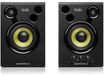 Hercules DJMonitor 42 haut-parleurs moniteurs actifs, 2 x 20W RMS, woofer de 4", boîtier en bois MDF de 9mm, noir