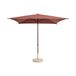 Hay Sonnenschirm TERRAZZA - Rot - Polyacryl-Gewebe