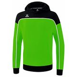 Erima Change Sweatshirt Met Capuchon Heren - Wit / Zwart / Green | Maat: XXL