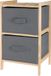 Bathroom Solutions BS Opbergkast met 2 Opbergdozen - Grenenhout - 46 x 27.5 cm
