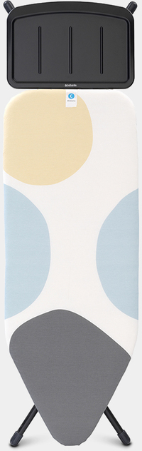 Brabantia PerfectFlow Strijkplank C - 124 x 45 cm - Spring Bubbles